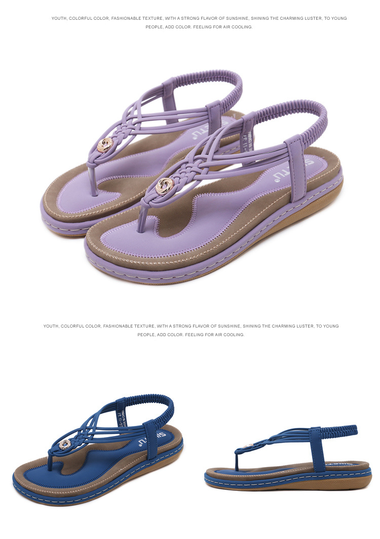 2023 Women Sandals Shoes Metal Braided Large Size Footwear Shoes Wholesale Shoes