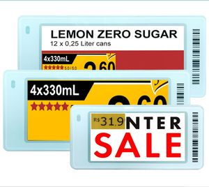 Étiquette de rayon électronique E-Ink 3,5 pouces (ESL) avec WiFi/NFC/Ble 5.0, multiligne, autonomie de la batterie de 5 à 7 ans, étanche IP65, étiquettes de prix pour magasin - Product Image 1