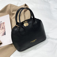 Tas Tangan Mini Wanita Vintage, Tas Selempang Kecil Portabel, Dompet PU dengan Ritsleting, Nuansa Mewah, Cocok untuk Kegunaan Sehari-hari
