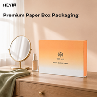 Boîte cadeau magnétique avec insert en papier, logo personnalisé imprimé, boîte rigide pour l'emballage de produits alimentaires, de soins de la peau et de produits de santé