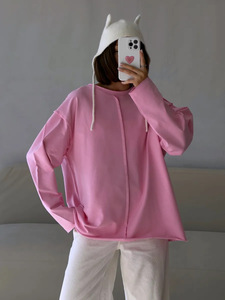 Camiseta de Manga Corta de Algodón Desgastado King Mcgreen Star para Mujer, Estilo Holgado, Hip <span class=keywords><strong>Pop</strong></span>, Moda Urbana - Product Image 4