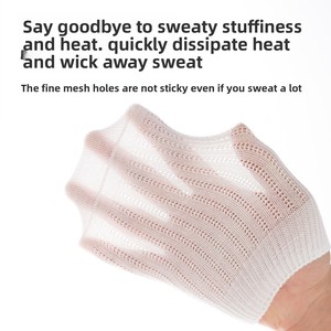 Chaussettes d'été fines en maille pour enfants, sans couture, en coton respirant, pour garçons et filles - Product Image 3
