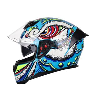 หมวกกันน็อคขี่มอเตอร์ไซค์แบบเต็มหน้าหมวกกันน็อคแบบปิดถนนใหม่<span class=keywords><strong>ล่าสุด</strong></span> - Product Image 4