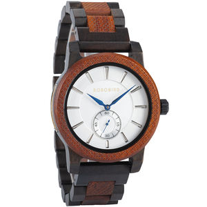 고급 BOBO BIRD Dropshipping 개인화 된 럭셔리 브랜드 맞춤형 브랜드 시계 로고 석영 심천 공장 Oem 목재 시계 - Product Image 1