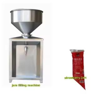 เครื่องบรรจุของเหลวกึ่งอัตโนมัติหัวเดียวนิวเมติกครีมซอสมะเขือเทศ - Product Image 1