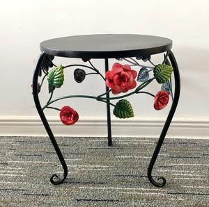 屋外アンティークメタルポットライザーヴィンテージ錬鉄製プラントスタンド - Product Image 3