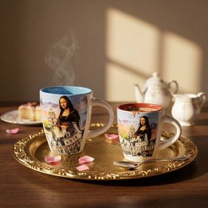 Mug à café en céramique personnalisé avec boîte cadeau, tasse souvenir touristique, impression intégrale, cadeau de voyage pour les monuments de la ville - Product Image 3