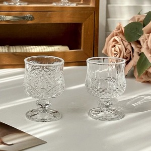 Vaso <span class=keywords><strong>de</strong></span> Tequila/Cherry Pequeño con Relieve, Vaso Vintage con Tallo, <span class=keywords><strong>Copa</strong></span> <span class=keywords><strong>de</strong></span> Agua, Venta al Por Mayor - Product Image 6