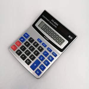 Calculadora Electrónica Kk-800A de 8 Dígitos con Doble Fuente de Alimentación para Uso en Oficina y Finanzas - Product Image 1
