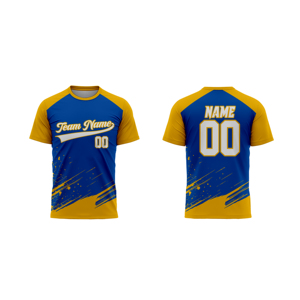 Camiseta de béisbol personalizada Americana de secado rápido de <span class=keywords><strong>manga</strong></span> <span class=keywords><strong>corta</strong></span> Camiseta de poliéster con logotipo personalizado Camiseta deportiva de juego - Product Image 4