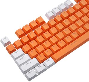 Customized 104-keys Mechanical Keyboards Keycap 500 Million Times Life Expectancy <b>Black</b>/white Color for <b>Computer</b> Laptop / - Product Image 2