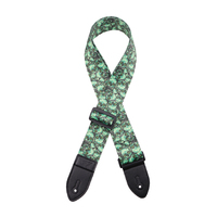 Sangle de guitare électrique acoustique en Polyester de haute qualité pour basse Sublimation nouvellement développée métal coloré et plastique
