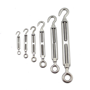 Tensor de cuerda metálico RICHWITS de acero inoxidable con gancho y ojo europeo para gestión de tensiones - Product Image 1