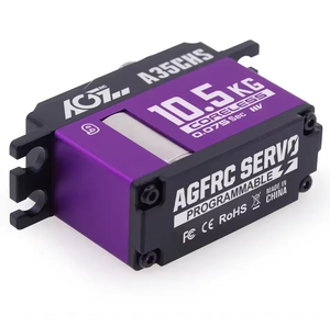 Servo Digitale Mini Programmabile AGFRC A35CHS <span class=keywords><strong>10</strong></span>.5KG 0.075S ad Alta Velocità con Case CNC Completo e Coreless HV per Aeromodelli/Jet RC - Vendita all'Ingrosso - Product Image 5