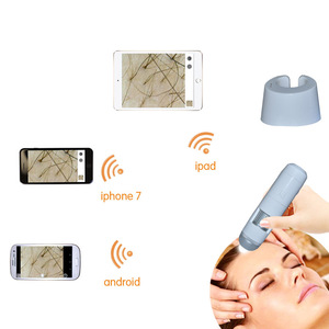 Dermatoscopio de mano Derma skin wi-fi, analizador de piel de cuero cabelludo corporal inteligente, herramienta para el cabello, microscopio WiFi de belleza - Product Image 4