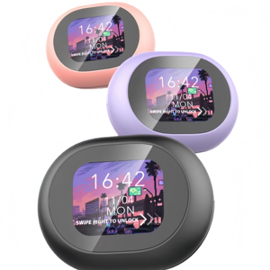 Casque intra-auriculaire à réduction de bruit active avec 26 heures d'autonomie de la batterie, charge rapide, étanche IPX3, contrôle tactile - Product Image 1