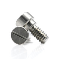 Vis à tête fraisée fendue en acier inoxydable SS304, résistantes à la corrosion, filetage partiel, M2-M6, pour boîtiers d'outils électriques, fournisseur chinois
