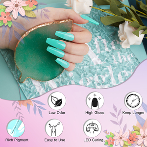 Vernis à ongles en gel UV pour <span class=keywords><strong>manucure</strong></span>, 15 ml, protection UV, gel de soin estival, sans HEMA/HPMA/TPO, non toxique, design français, DIY - Product Image 5