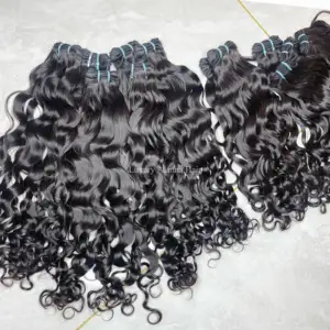 New Natural Wave Hair Style Virgin Cuticle Aligned Cambodian Wavy Hair Can Be Bleached 100% Raw Cambodian Hair Weaving