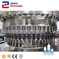 Machine de remplissage de bouteilles PET pour boissons entièrement automatique électrique à haute productivité 6000BPH