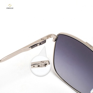 Gafas de Sol OMELLE de Metal Duradero - <span class=keywords><strong>Lentes</strong></span> Polarizadas con Protección UV400, Montura Completa <span class=keywords><strong>Estilo</strong></span> <span class=keywords><strong>Aviador</strong></span>, Ajuste Cómodo para Uso en Exteriores - Product Image 3