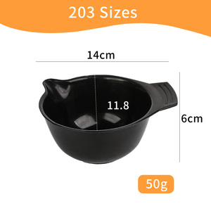 LOGO personnalisé Outils de barbier Outil de coiffure en plastique PP Accessoires de coloriage Bol de teinture <span class=keywords><strong>à</strong></span> mélanger pour le bricolage <span class=keywords><strong>à</strong></span> la maison - Product Image 2