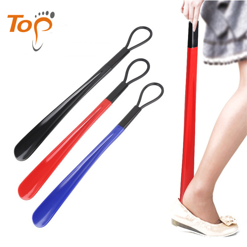 Удобный пластиковый рожок для обуви для пожилых беременных женщин, носящих Инструменты для обуви, без изгиба, с прямой ручкой