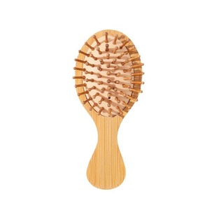 Eco-friendly in bambù naturale massaggio del cuoio capelluto Airbag spazzola in bambù personalizzata spazzola per capelli districante spazzola per capelli