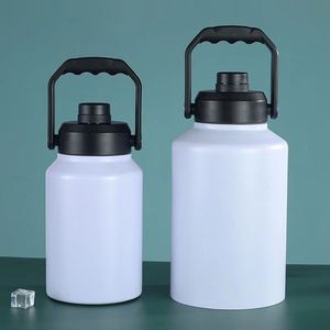 Bouteille d'eau isotherme en acier inoxydable grande capacité 2L 3L à double paroi avec couvercle à bec verseur - Product Image 5