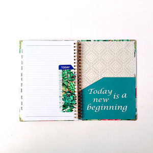 Nhà Máy Giá giấy các tông in ấn nhựa xoắn ốc ràng buộc Tạp Chí chương trình nghị sự tùy chỉnh xoắn ốc máy tính xách tay cho món quà - Product Image 3