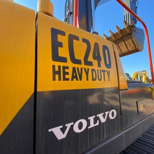 Excavatrice sur chenilles hydraulique d'occasion Volvo EC240 de 24 tonnes avec moteur puissant, fournie par l'usine, pour projets de construction - Product Image 3