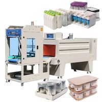 Machine d'emballage verticale automatique multifonctionnelle pour film rétractable pour bouteilles PET/bouteilles de bière/vin en verre vides