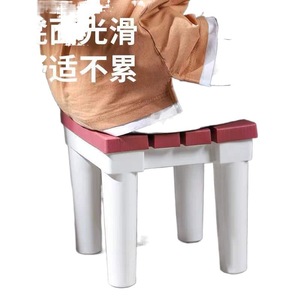 <b>Plastic</b> <b>Stool</b> Household Bathroom Extra Thick Square Chair Durable For Child - Product Image 5