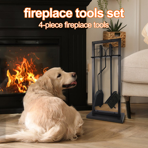 Accessoires d'approvisionnement d'usine <span class=keywords><strong>Cheminée</strong></span> 5 pièces Outil Fire Companion Set - Product Image 4