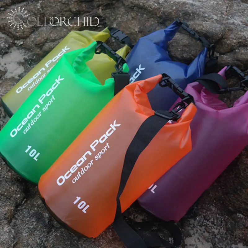 New Arrival High Capacity Durable Waterproof Transparent PVC 15L Diving Hiking Trekking Bucket Bag