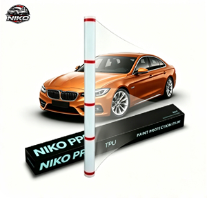 Film NIKO PPF personnalisé, fabricant américain, qualité supérieure, 7,5 mil, auto-réparant, ne jaunit pas, TPU pour voiture - Product Image 1