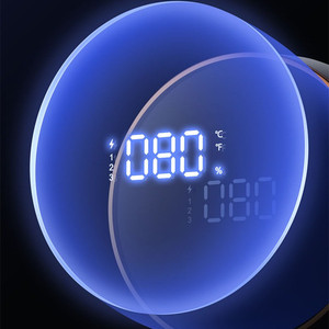 Dispenser di Sapone Liquido Automatico Senza Contatto con Display Digitale della Temperatura, Moderno e Impermeabile per <span class=keywords><strong>Cucina</strong></span> - Product Image 5