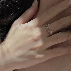 แหวนเงินแท้ S925 ดีไซน์เก๋ ทันสมัย สไตล์วินเทจ ปรับขนาดได้ พร้อมลวดลายฉลุ - Product Image 3