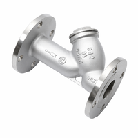 Filtre à tamis en Y ACKO DN15-DN50 1/2"-2" CF8 CF8M à brides en maille PN16/C150/JIS10K pour conduites industrielles vapeur, eau, huile et gros débris