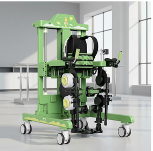 Aide à la marche en alliage d'aluminium pour enfants hémiplégiques atteints de paralysie cérébrale, avec contrôle à une seule touche pour l'apprentissage de la marche debout des bébés - Product Image 1