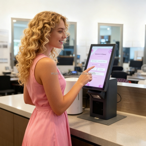 Kiosque <span class=keywords><strong>de</strong></span> point <span class=keywords><strong>de</strong></span> vente tactile capacitif intelligent <span class=keywords><strong>de</strong></span> 18,5 à 21,5 pouces, montage sur bureau, NFC, machine <span class=keywords><strong>de</strong></span> <span class=keywords><strong>paiement</strong></span> en libre-service, SDK, <span class=keywords><strong>terminal</strong></span> <span class=keywords><strong>de</strong></span> <span class=keywords><strong>paiement</strong></span> en libre-service - Product Image 1