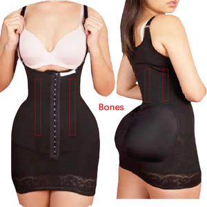 Logo High Colombianas Dress With Built In Shaper Mujeres Shapewear Body Shaper Dress Reloj De Arena Shapewear Popilush Shaper - Product Image 6