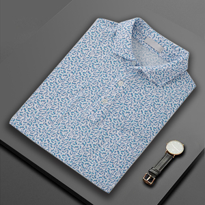 Tela de piqué de ropa de golf con logotipo personalizado ajustado de secado rápido sublimada que absorbe la humedad con estampado geométrico OEM para camiseta de polo - Product Image 5