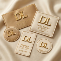 Étiquette d'angle de matelas en satin de luxe personnalisée, ruban diagonal avec logo, accessoires de literie haut de gamme, textile de maison