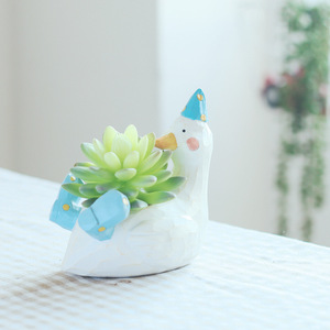 P145 <span class=keywords><strong>Mini</strong></span> pots de plantes succulentes décor de bureau petit <span class=keywords><strong>pot</strong></span> de plante baleine <span class=keywords><strong>pot</strong></span> de fleur d'intérieur <span class=keywords><strong>en</strong></span> résine - Product Image 2