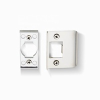 Loquet de porte carré en laiton pour marché australien, avec cylindre de verrouillage, loquet tubulaire de passage, loquet de salle de bain à confidentialité, loquet coulissant de confidentialité