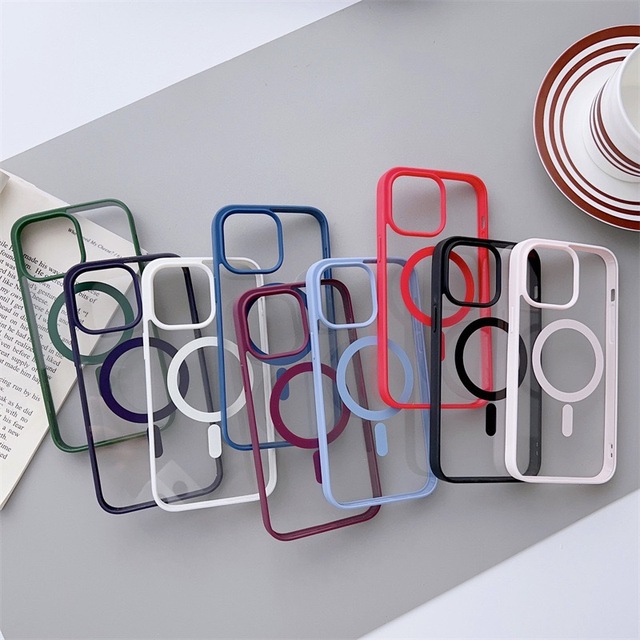 Clear Hard PC TPU Magnetic Charge Full Case for iPhone 17 air 16 15 14 Plus 13 12 11 X 7 8 XR Pro Max XS Protective Cover