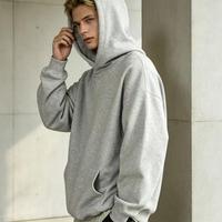 En stock – Sweat à capuche court et ample personnalisé avec logo, robuste et idéal pour l'hiver