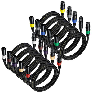 Cable de audio de micrófono <span class=keywords><strong>XLR</strong></span> macho a hembra de <span class=keywords><strong>1m</strong></span> - Product Image 2