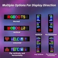 Pantalla LED Flexible con Control por Aplicación, Texto Personalizado, Animaciones, Letrero LED para Automóvil, Mensajes Desplazables, Pantalla LED Flexible para Automóvil